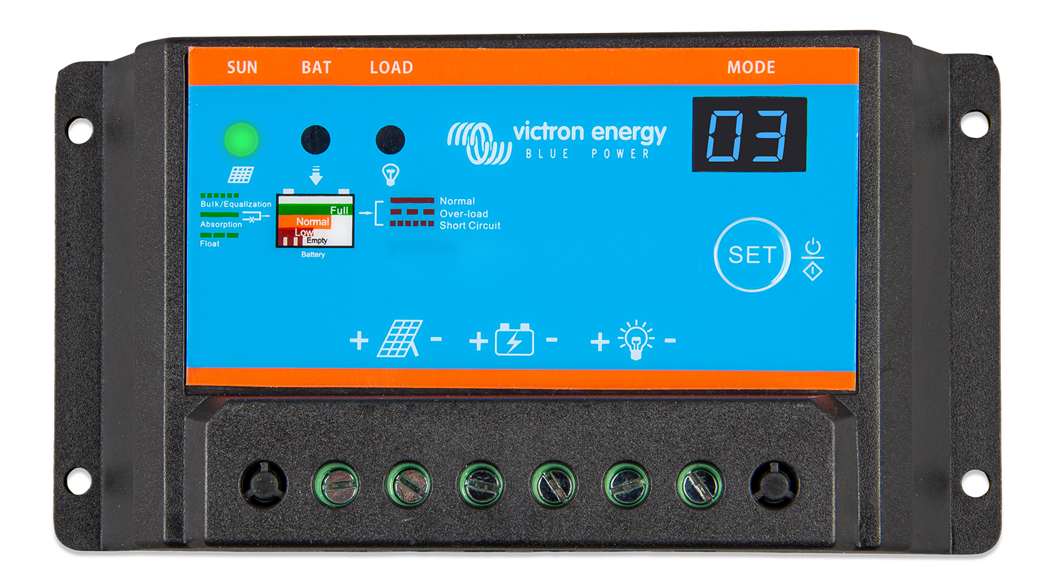 Victron BlueSolar PWM-Light Charge Controller 12/24V-30A