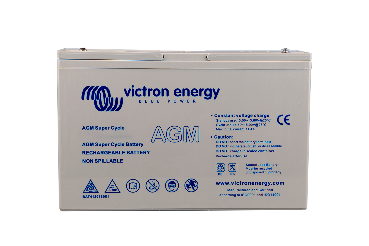 Victron 12V/25Ah AGM Super Cycle Battery (M5)