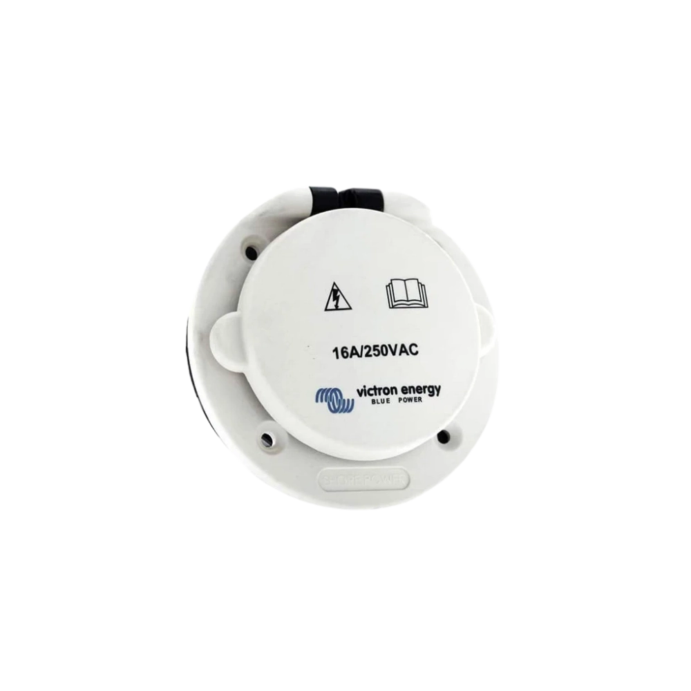 Victron Power Inlet Polyamid with cover 16A/250Vac (2p/3w)