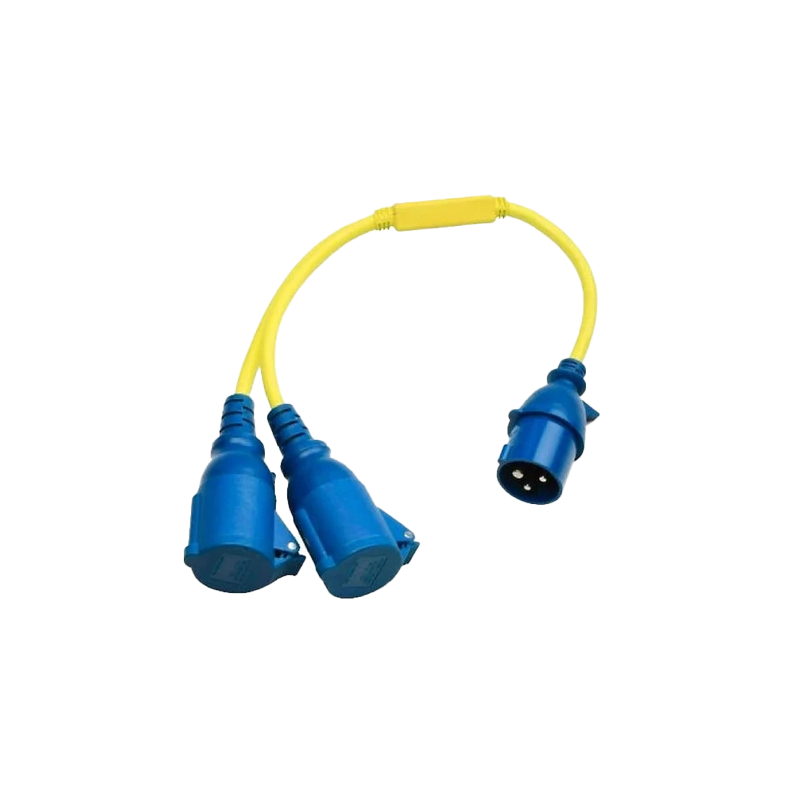 Victron Splitter Cord 16A/250V-CEE plug/2xCEE Coupling
